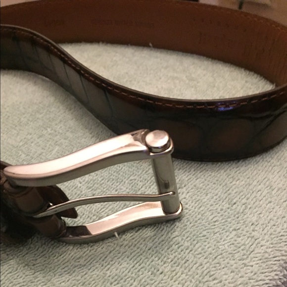 Italian leather belt - Picture 4 of 7